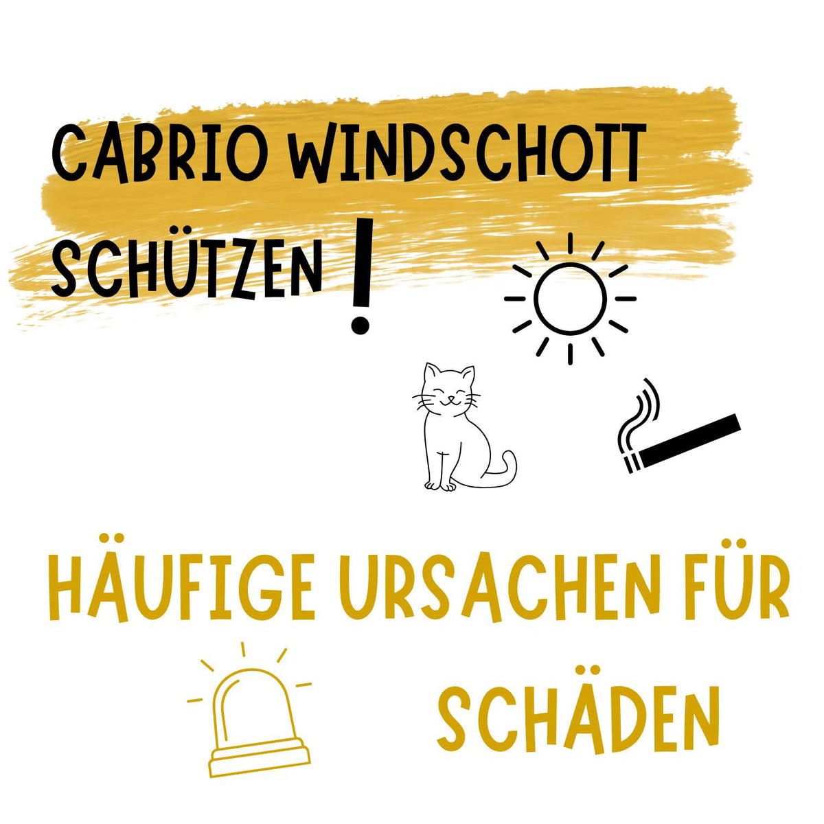Cabrio Windschott richtig schützen: häufige Ursachen für Schäden