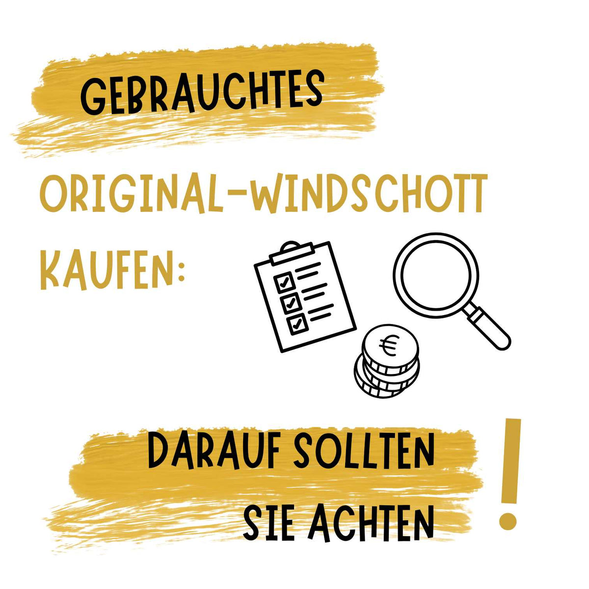 Gebrauchtes Original-Windschott kaufen: Darauf sollten Sie achten