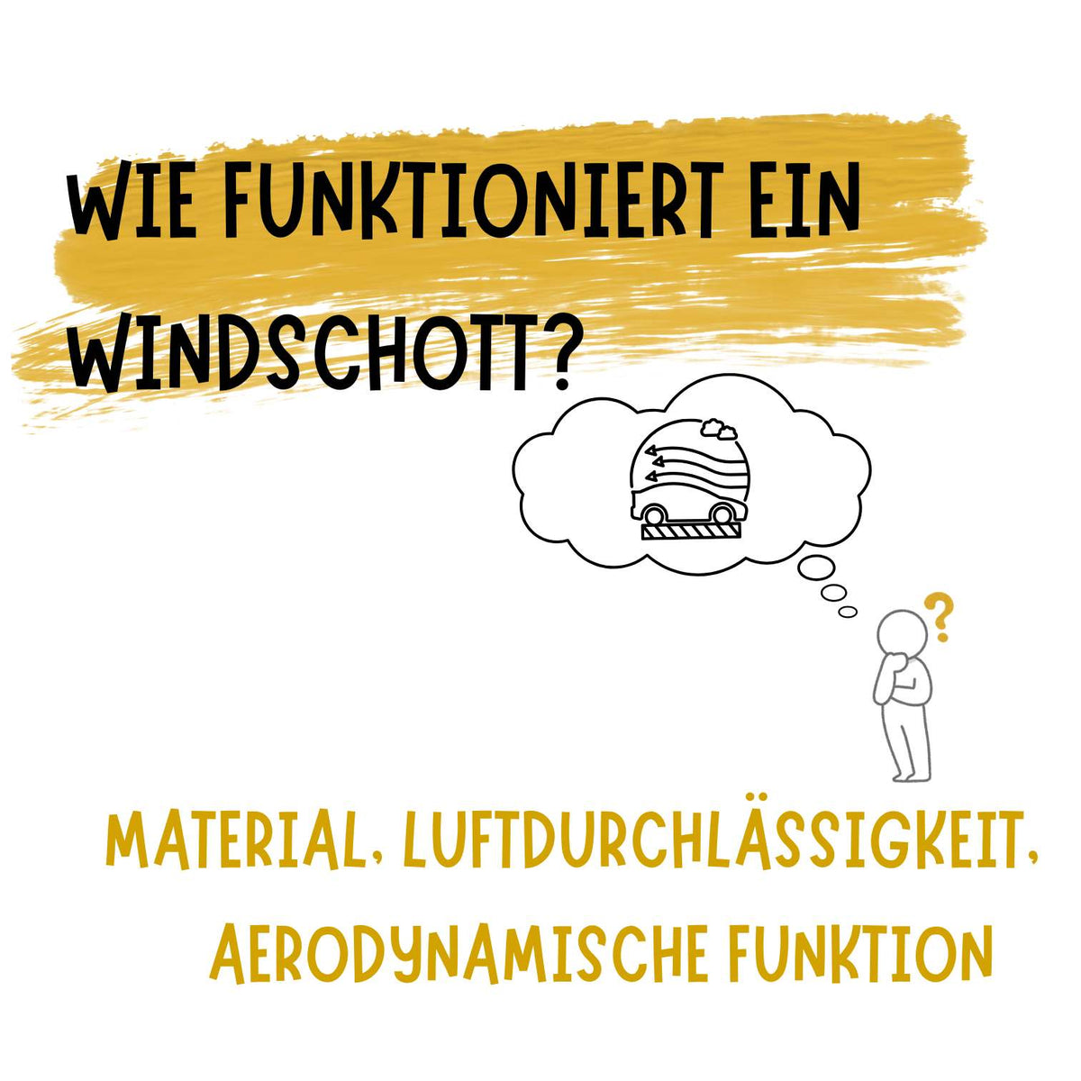 Windschott Material Luftdurchlaessigkeit und aerodynamische Funktion