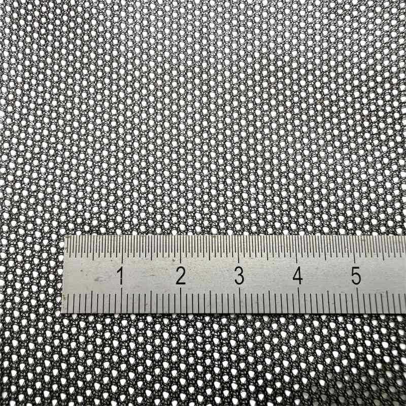 Windschott Netzstoff in feiner schwarzer Ausfuehrung