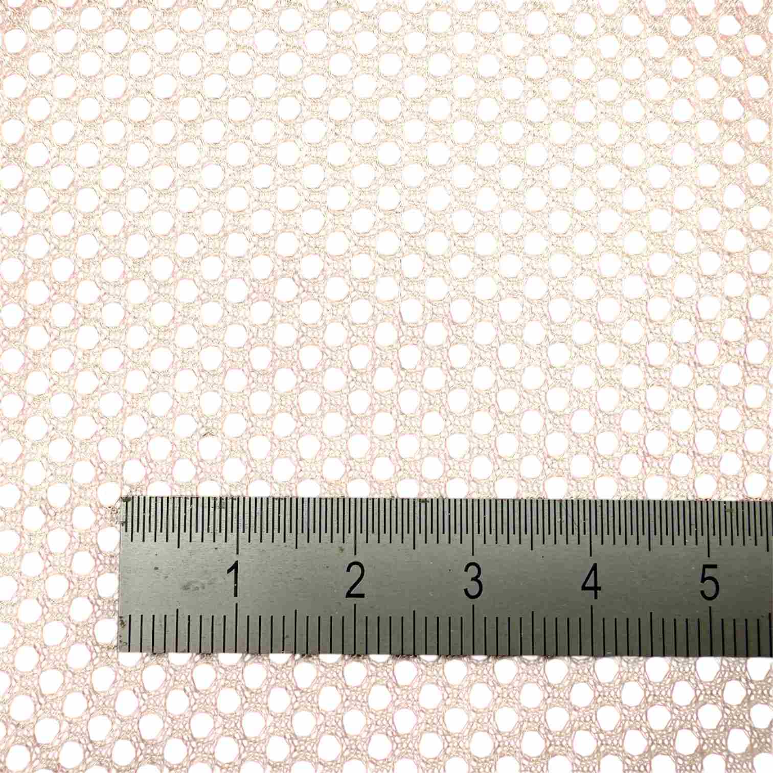Windschott Netzstoff in grober beiger Ausfuehrung