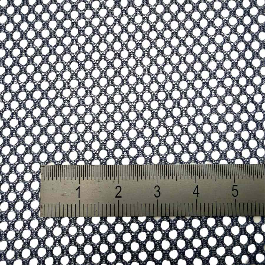 Windschott Netzstoff in grober blauer Ausfuehrung