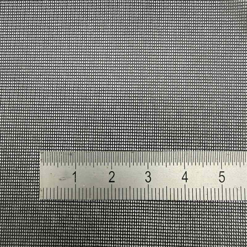 Windschott Netzstoff in ultrafeiner schwarzer Ausfuehrung